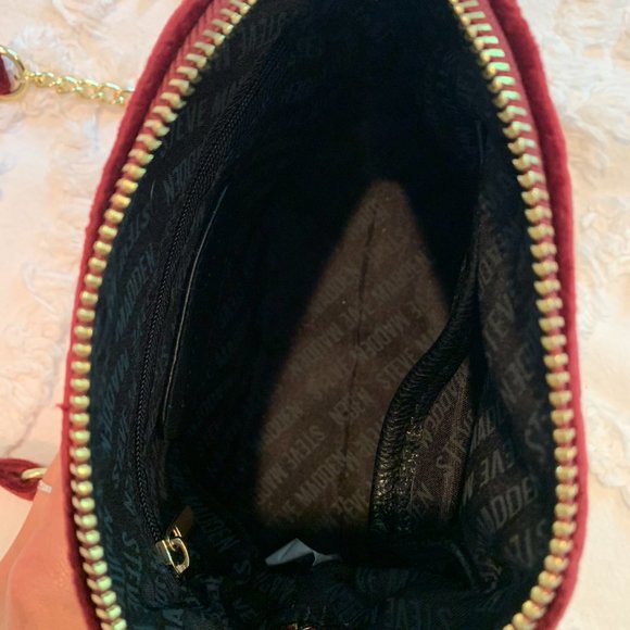 Velvet Maroon Steve Madden Crossbody Bag - Picture 2 of 3